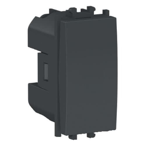 Întrerupător cap scară Schneider Electric, negru, 16AX, modular