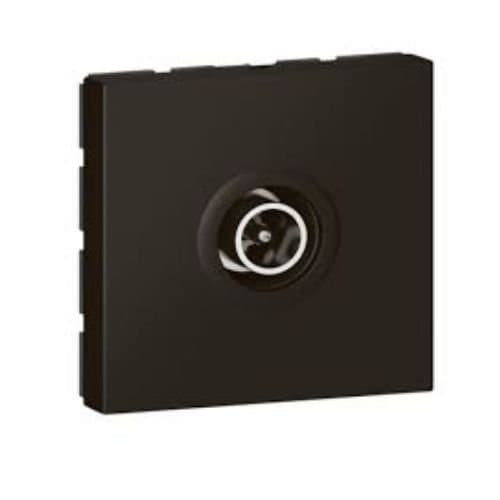 Priză TV LEGRAND Mosaic, 2 module, negru mat