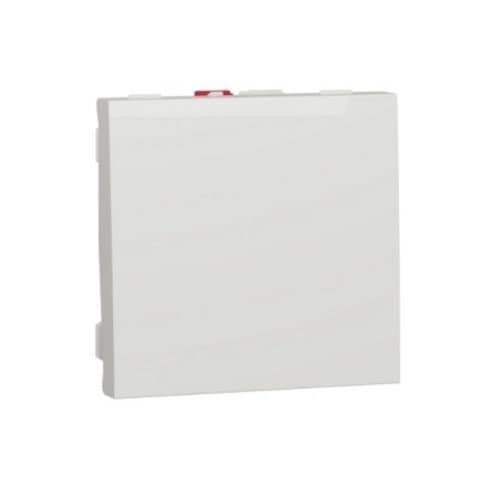 Întrerupător Schneider Electric New Unica, 10AX, alb, 2 module