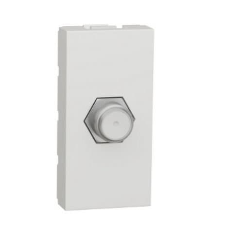 Priză TV coaxială Schneider Electric New Unica, alb, 1 modul