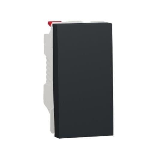 Întrerupător Schneider Electric New Unica, 10AX, 1 modul, antracit