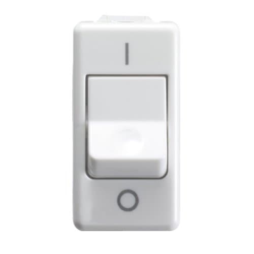 Întrerupător modular GEWISS 2P 25A, alb