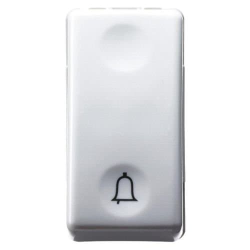Buton cu revenire GEWISS, 10A, 1 modul, cu simbol sonerie