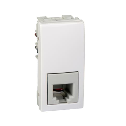 PRZ MGU3.490.18 Unica Priza telefon RJ11 1 modul Alb