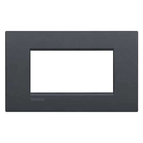 Ramă modulară LEGRAND Living Light Air, 4 module, antracit