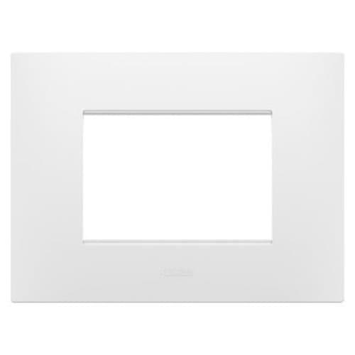 Ramă modulară GEWISS Ego, 3 module, alb satin