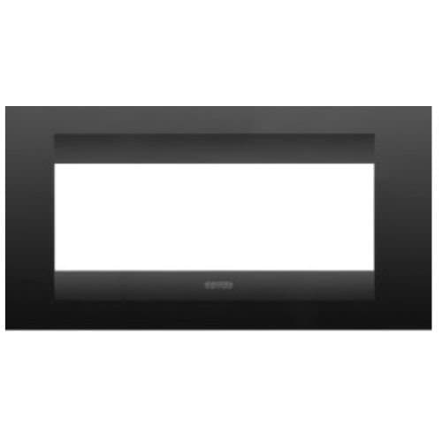 Ramă modulară GEWISS Geo, 6 module, negru satin