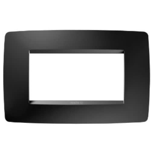 Ramă modulară GEWISS One, 4 module, negru satin