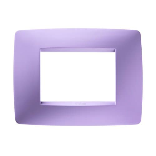 Ramă modulară GEWISS Chorus, 3 module, CH/Violet