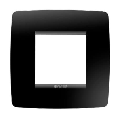 Rama modulară GEWISS Chorus, 2 module, negru toner