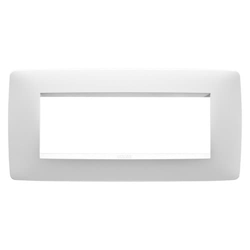 Rama modulară GEWISS One, 6 module, alb satin
