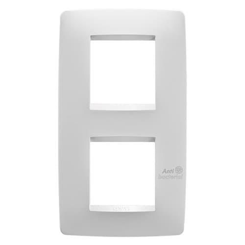 GW16124AB Rama One Int 2+2 module Vertical CH/Antibacterian