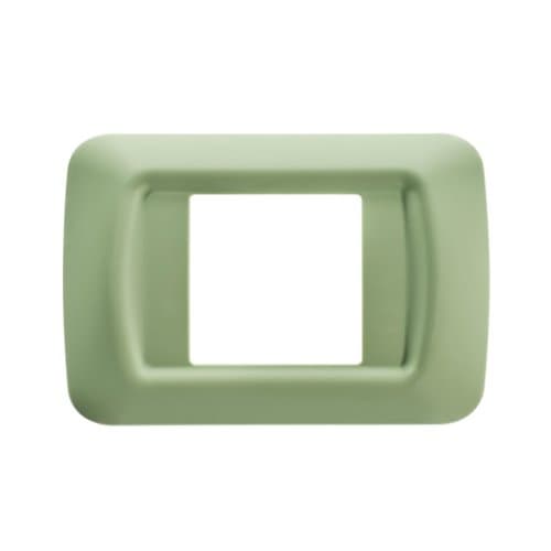 Ramă GEWISS Top System cu 2 module, verde-Venetian