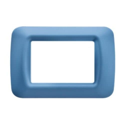 Ramă GEWISS Top System pentru 3 module, albastră