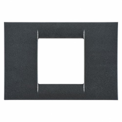 Rama modulară GEWISS Virna 2 module, finisaj ardezie