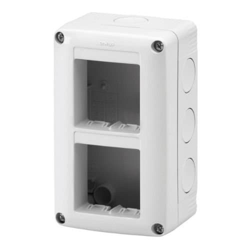 GW27021 Carcasă aparentă pt 4 m (2x2) vert IP40 SY/Gri