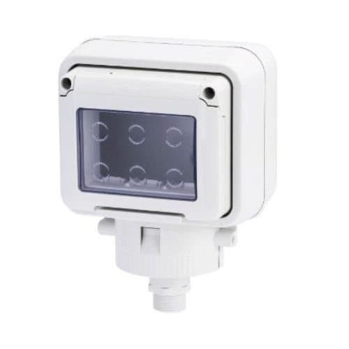 Carcasă aparentă GEWISS pentru 3 module, gri, IP55