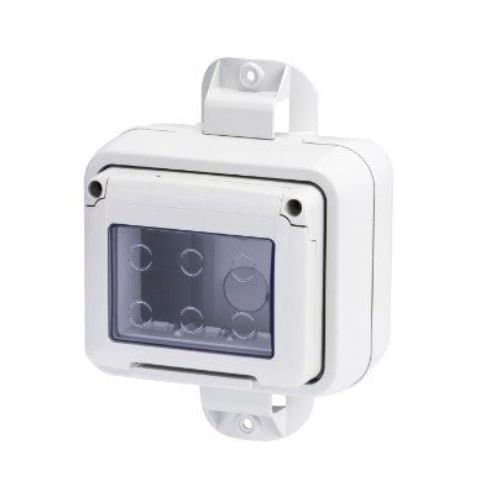 Carcasă aparentă GEWISS cu suport fix, IP55, pentru montaj modular