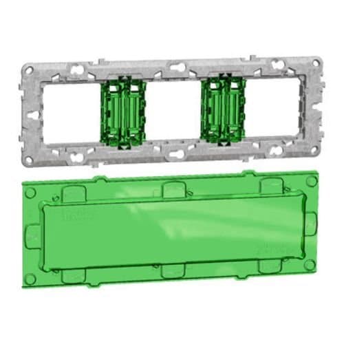 Suport pentru rame modulare Schneider Electric New Unica, 6-8 module, cu capac pro