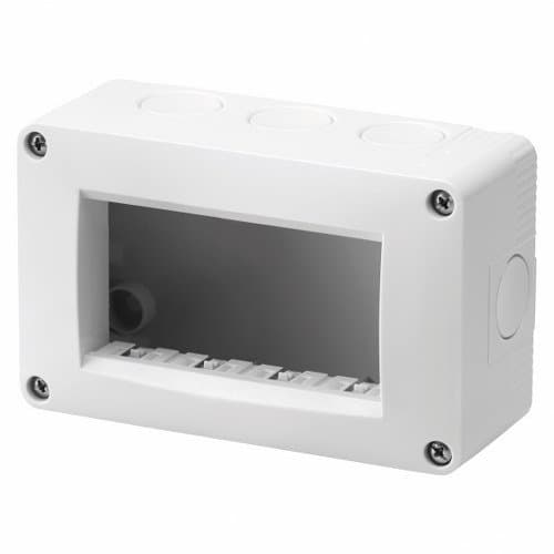 GW16504 Carcasă aparentă pentru 4 module IP40 CH/Gri