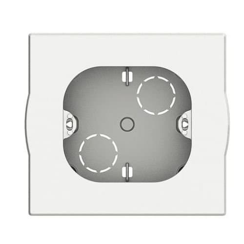 Doză încastrată Bticino pentru 2 module, albă, LEGRAND