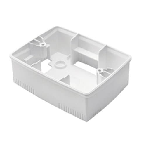 Carcasă aparentă GEWISS One, 4 module, alb