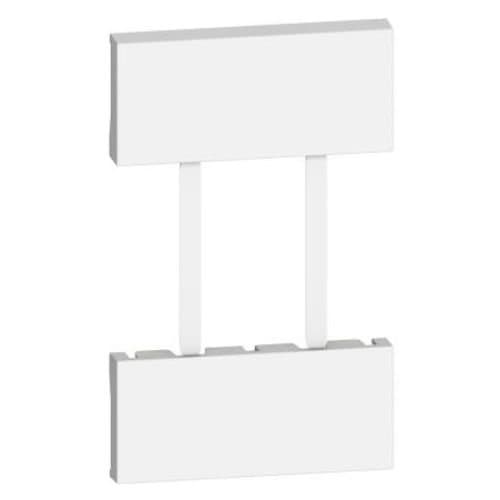 Capac tasta LEGRAND Living Now, alb, pentru priză US 2 module