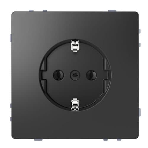 Priză schuko Schneider Electric Merten, 2P+E 16A, antracit