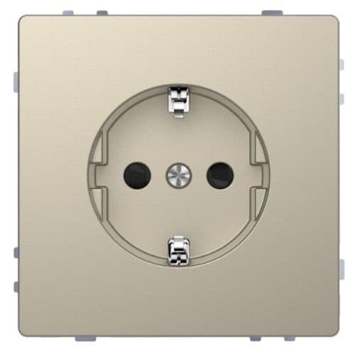 Priză schuko Schneider Electric Merten 2P+E, 16A, Sahara