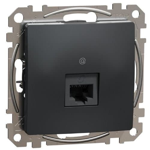 PRZ SDD114451 Sedna Design Priză RJ45 UTP cat 5e Antracit