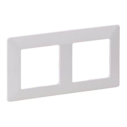 Rama 2 posturi LEGRAND Valena Life, alb, pentru aparataj standard german