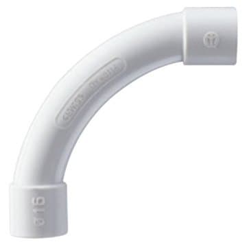 Îmbinare curbată pentru tub rigid GEWISS, 16 mm, IP40