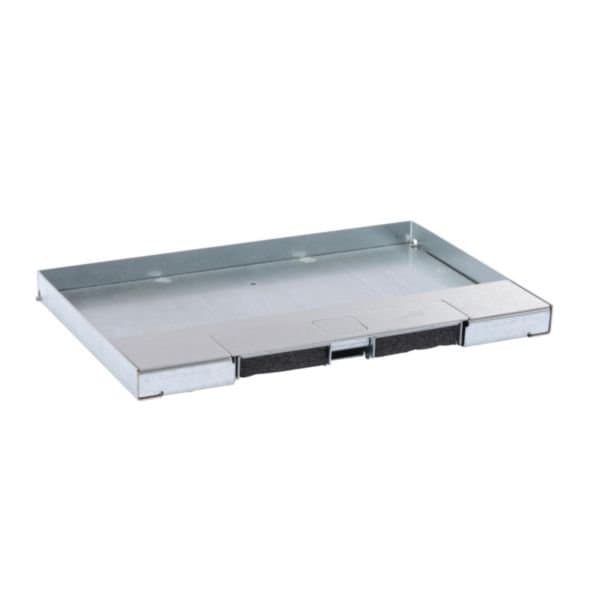 Capac inox LEGRAND pentru doze de pardoseală, finisaj profesional