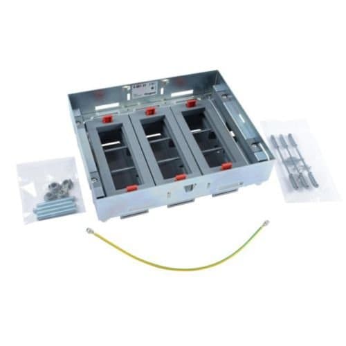 Doză de pardoseală metalică LEGRAND, pentru gestionarea ordonată a cablurilor