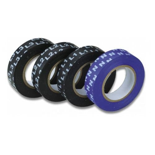 Bandă izolatoare CIMCO 15x10 mm, albastră, pentru fixarea cablurilor