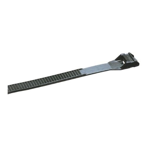 Fasetă plastic outdoor GEWISS, 6x155 mm, neagră, set 100 bucăți