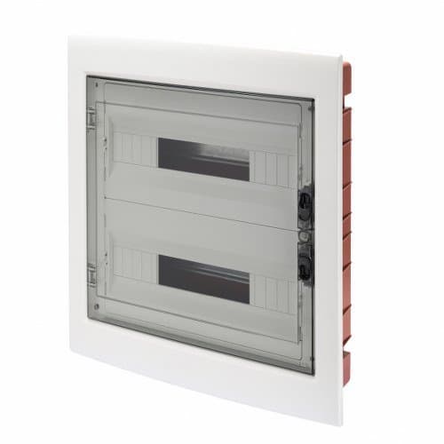 Tablou îngropat GEWISS 36 module, alb, IP40
