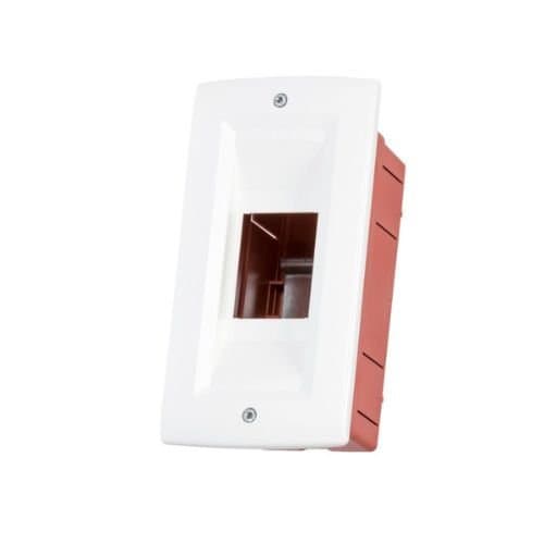 Tablou îngropat GEWISS, 2 module, IP40, alb