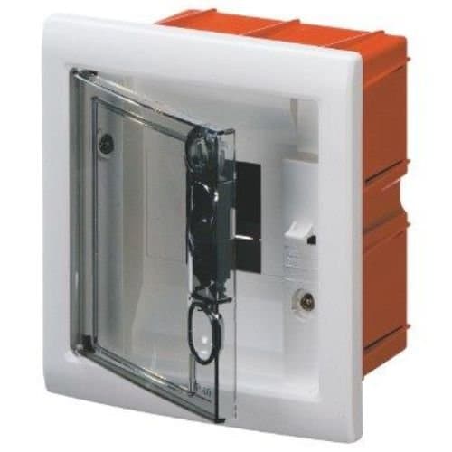 Tablou îngropat GEWISS, 4 module, IP40, alb
