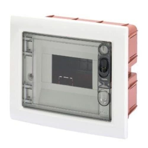 Tablou îngropat GEWISS, 6 module, IP40, alb