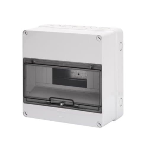 Tablou aplicat GEWISS, 12 module, gri, IP55