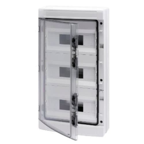 Tablou aplicat GEWISS 36 module, IP65, cu ușă fumurie