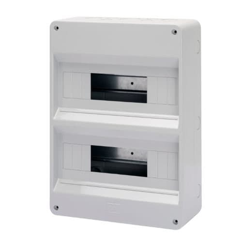 Tablou aplicat GEWISS, 24 module, alb, IP40