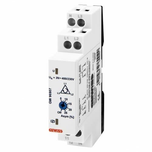 Releu trifazat GEWISS, 1 modul, 230/400V