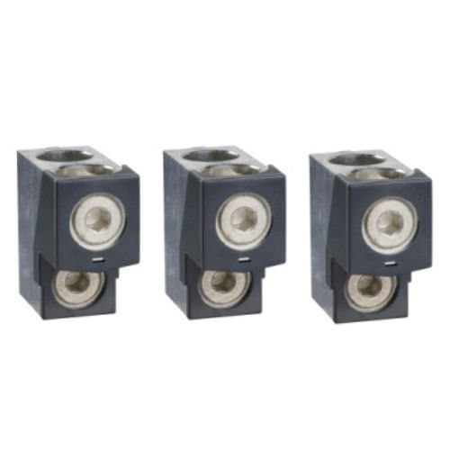 Set 3 borne Schneider Electric pentru tablouri ComPact, 35-240 mm²