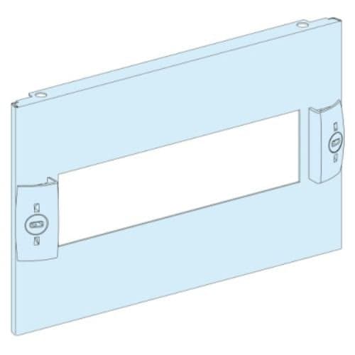 Placă frontală Schneider Electric pentru 3 module, gama Prisma