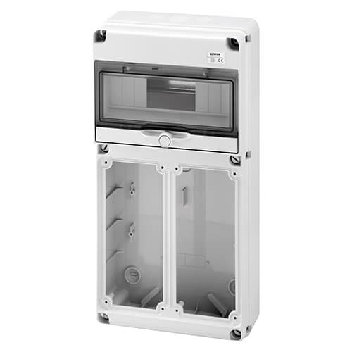 Tablou etanș GEWISS Q-DIN, IP65, 10 module, 16/32A