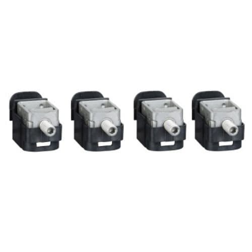 Set 4 conectori din oțel Schneider Electric pentru tablouri electrice