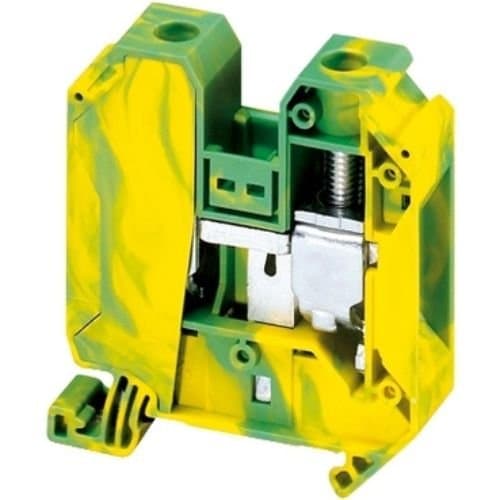 Clemă de conexiune Schneider Electric, 35 mm, verde-galben