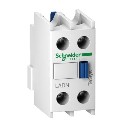 Bloc de contacte auxiliare Schneider Electric TeSys, 1NO + 1NC, montaj frontal